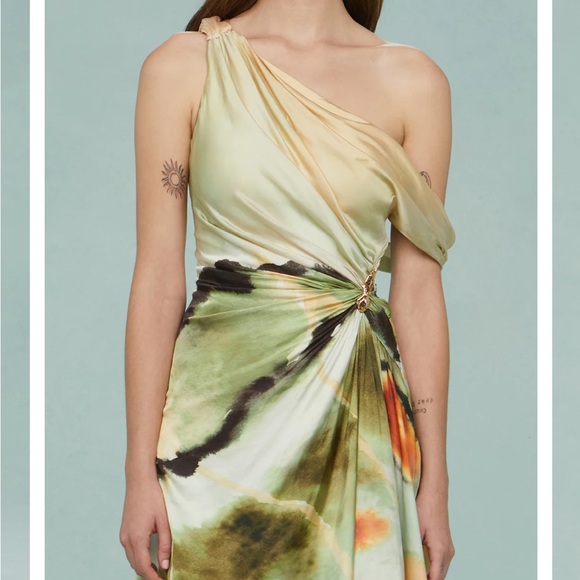 Amur elowen print mini dress - Picture 1 of 8
